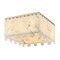 Z-Lite Viviana Flush Mount, 9-Light, 19.5 In.W x 11 In.H, Rubbed Brass/Alabaster 345F20-RB - alternate 5